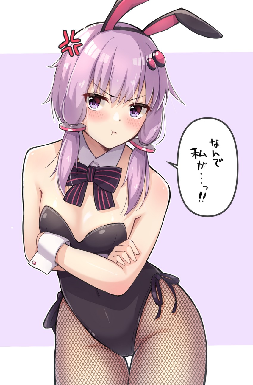 yuzuki yukari (vocaloid and 1 more) drawn by shun_(b.c)
