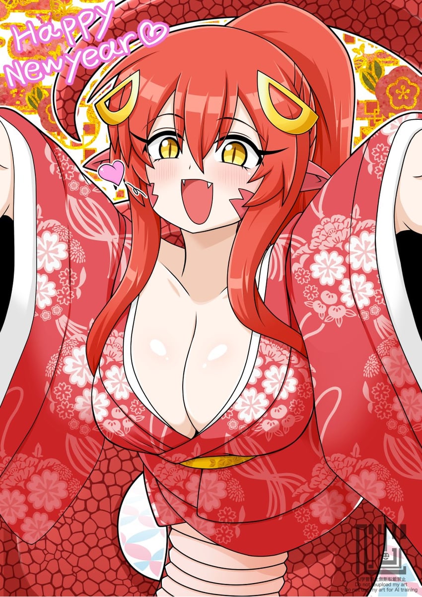 miia (monster musume no iru nichijou) drawn by berun_(zakeruga1zakeru)