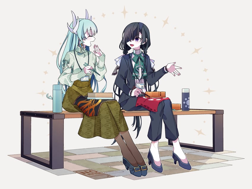 kiyohime and mochizuki chiyome (fate and 1 more) drawn by kujiramaru