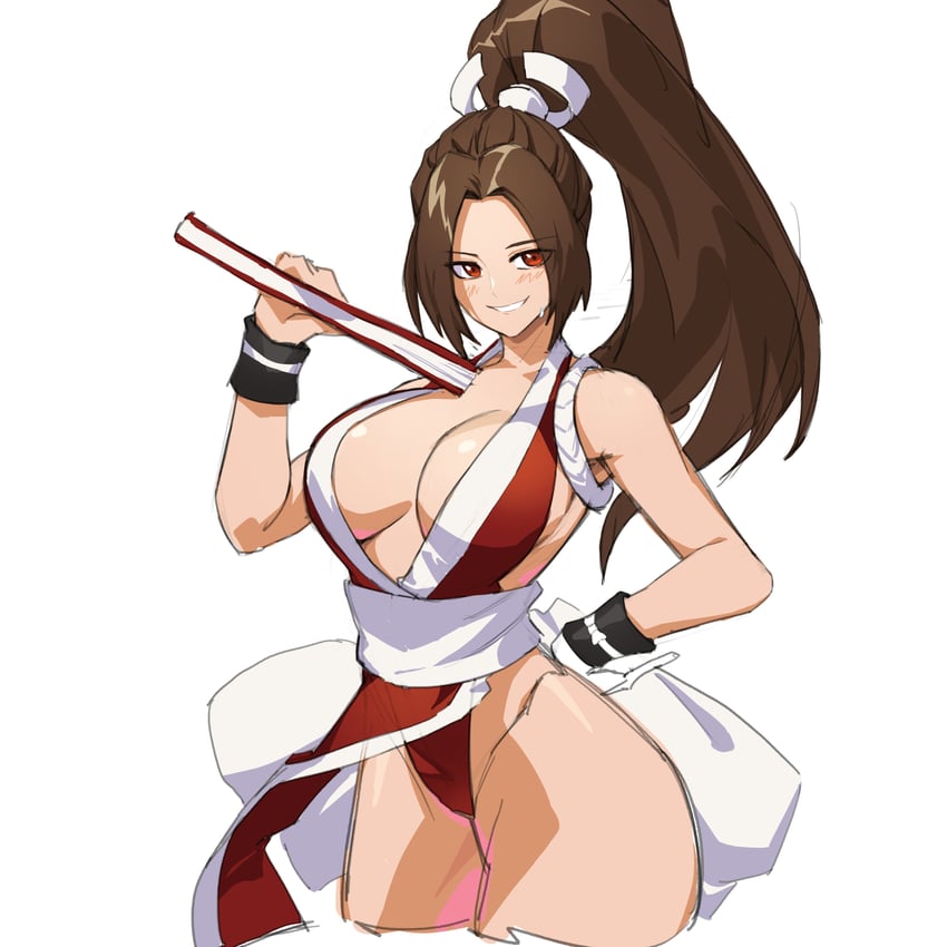 shiranui mai (street fighter and 3 more) drawn by y_frt