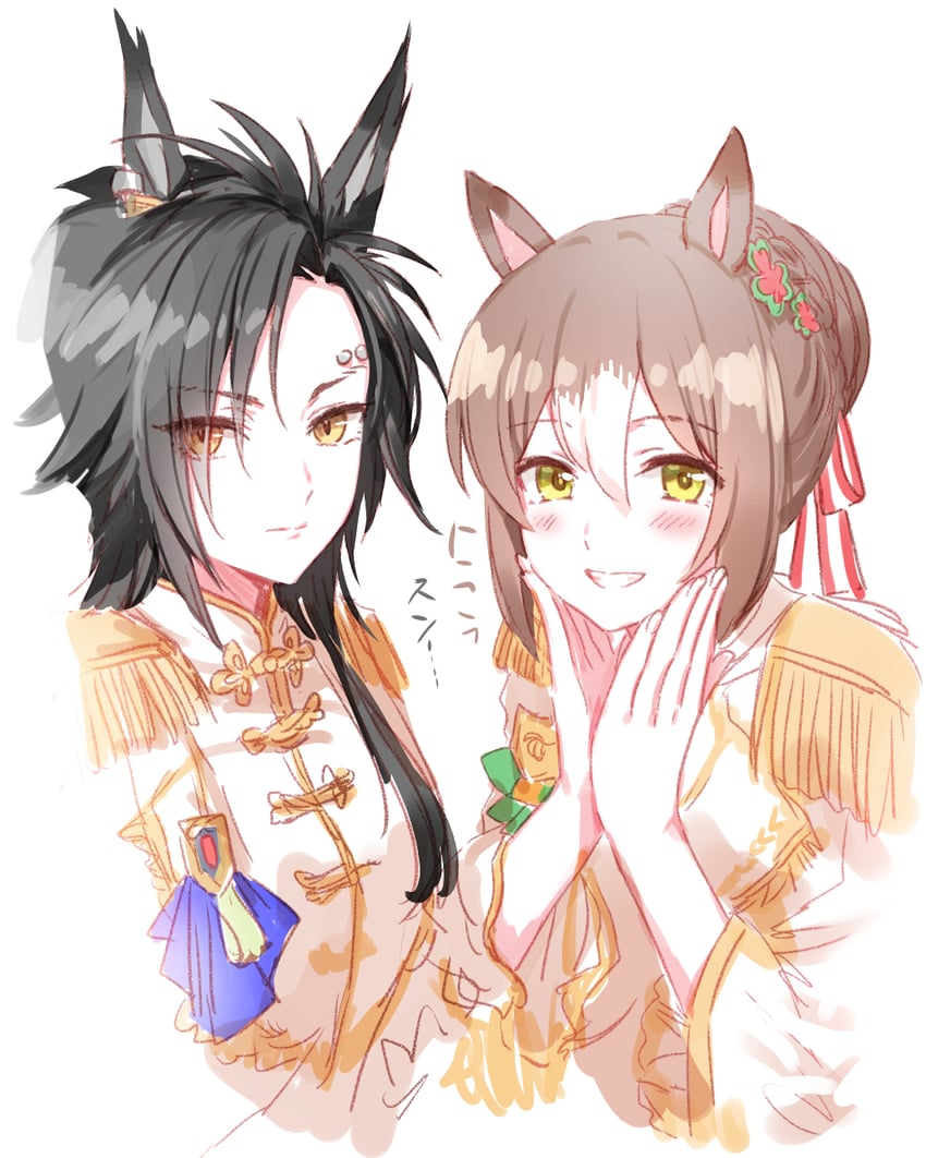 fine motion and air shakur (umamusume) drawn by romi_(346_ura)