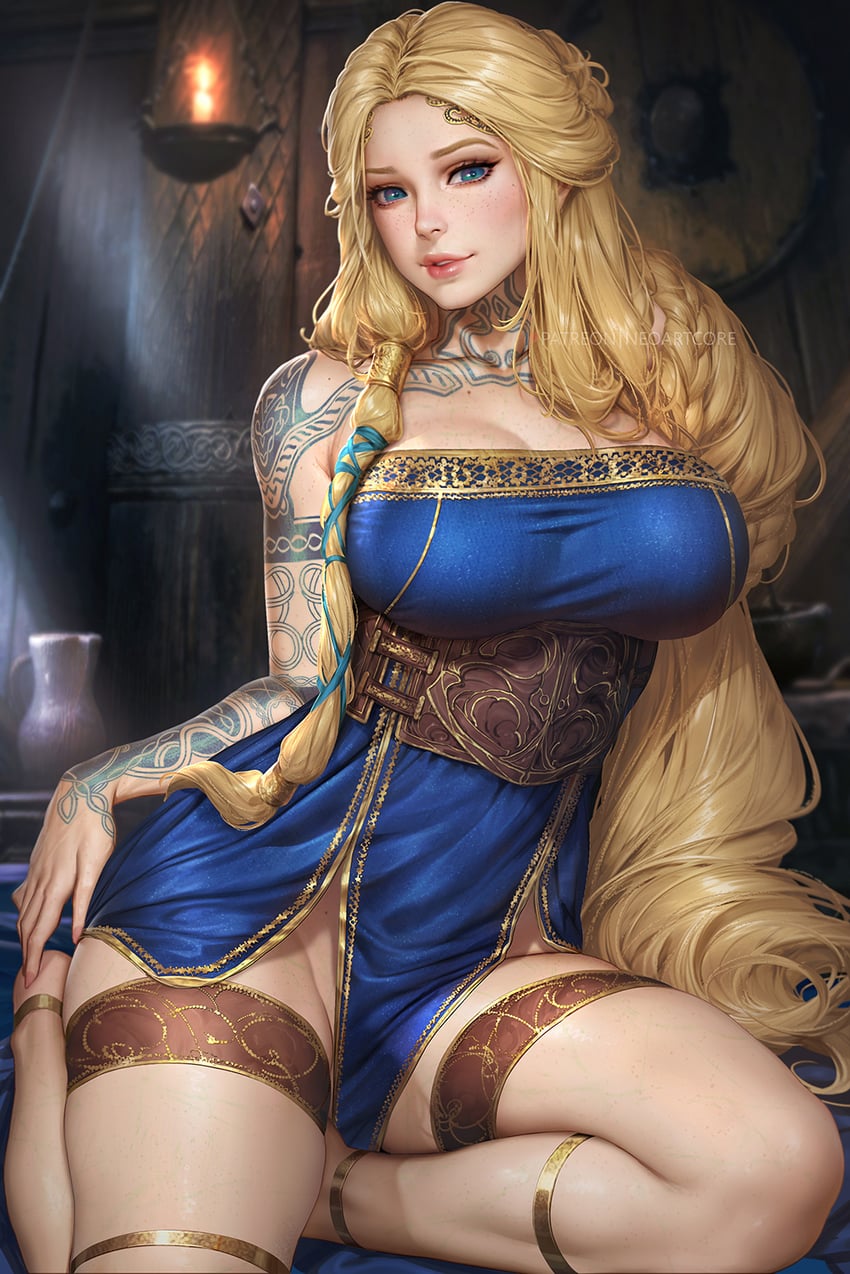 sif (god of war ragnarok) drawn by neoartcore