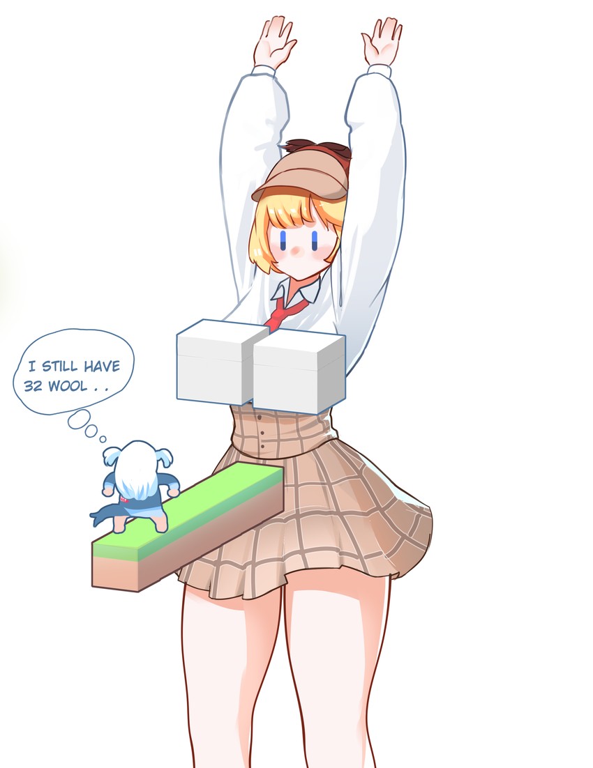 gawr gura and watson amelia (hololive and 2 more) drawn by asepbatako
