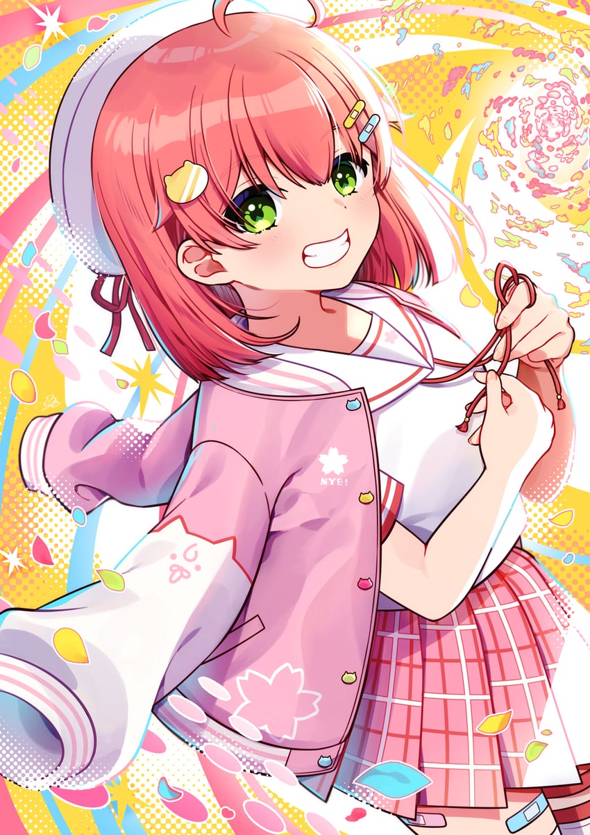 sakura miko (hololive) drawn by nanawo_(7nanawo)