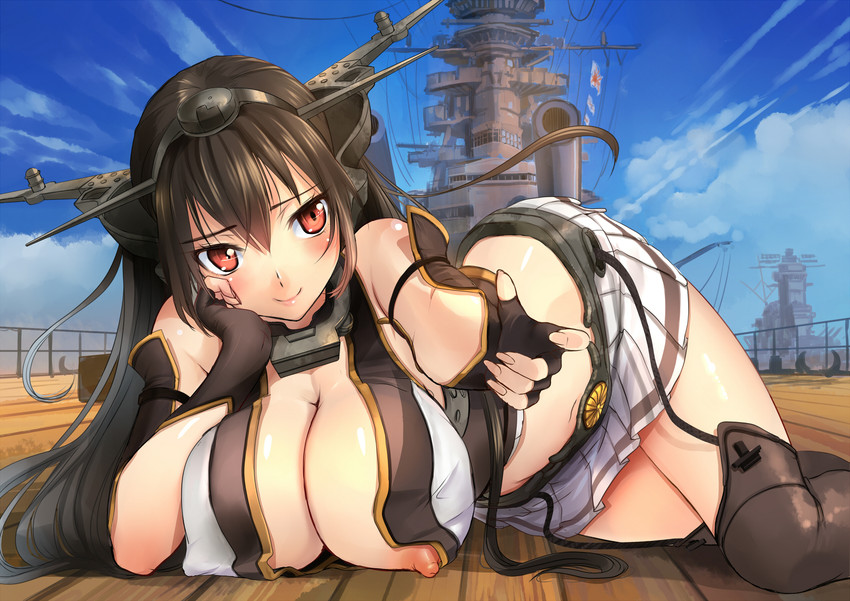 nagato (kantai collection) drawn by akasaai