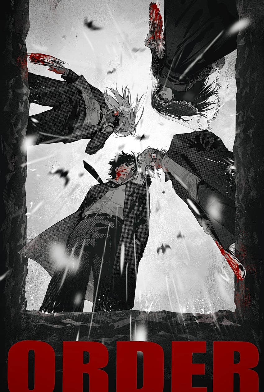 nagumo, osaragi, sakamoto taro, and shishiba (sakamoto days) drawn by hitachi87453218