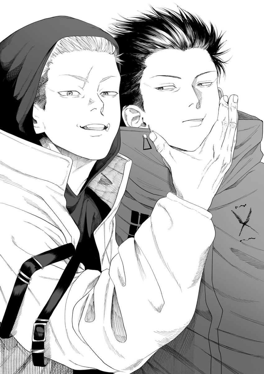 itadori yuuji and fushiguro megumi (jujutsu kaisen) drawn by omoti22204872