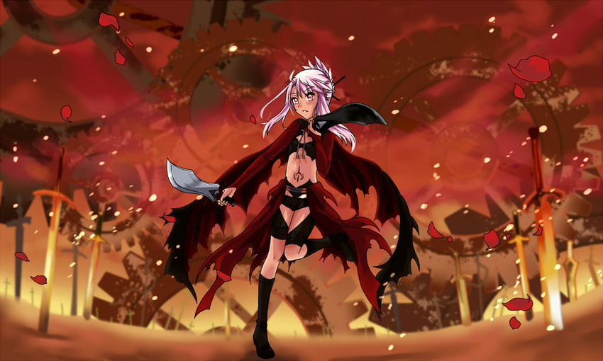 chloe von einzbern (fate and 1 more) drawn by zaregoto_tsukai_no_deshi