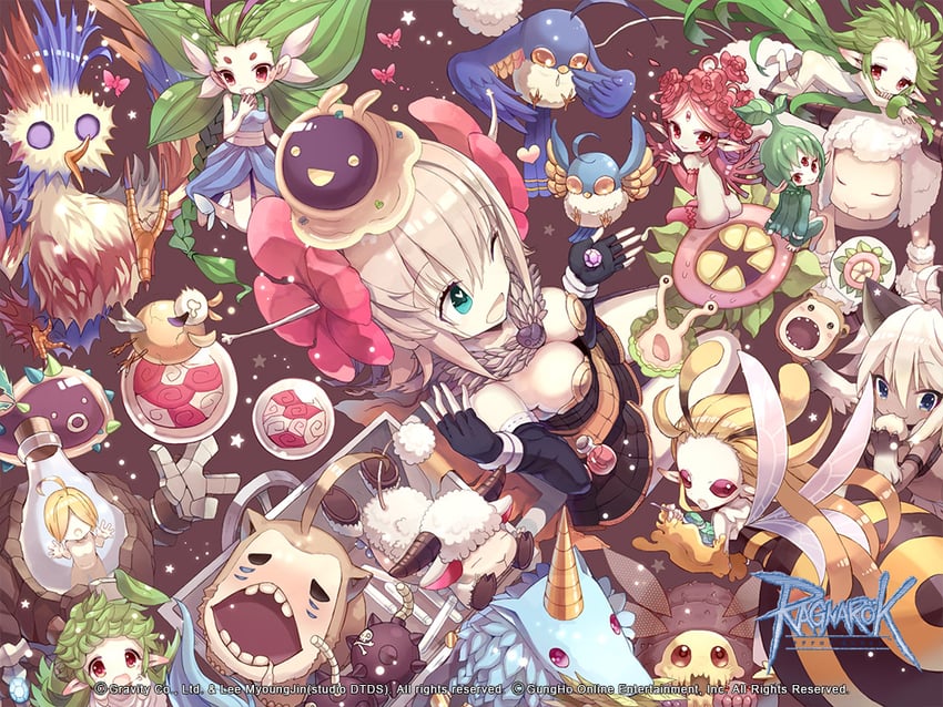 alchemist, vanilmirth, lif, filir, amistr, and 7 more (ragnarok online) drawn by q_qree