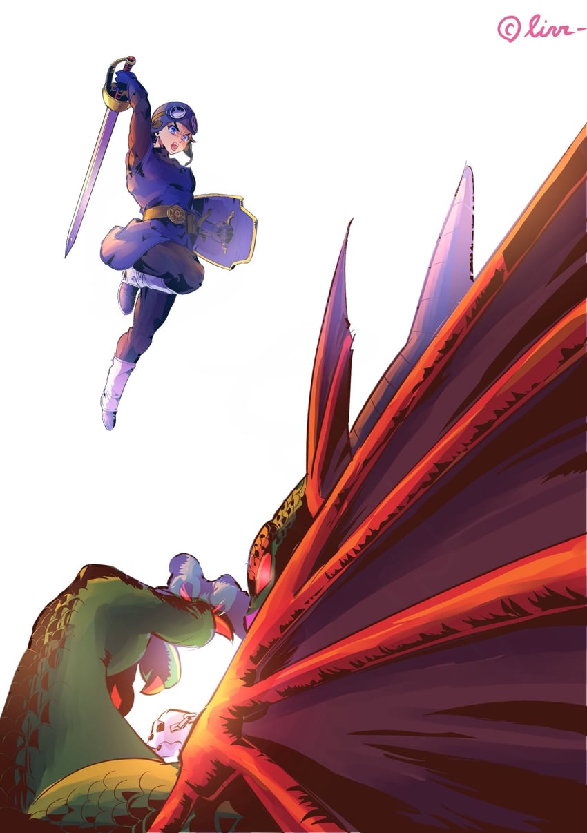 prince of lorasia and sidoh (dragon quest and 1 more) drawn by shey93735903