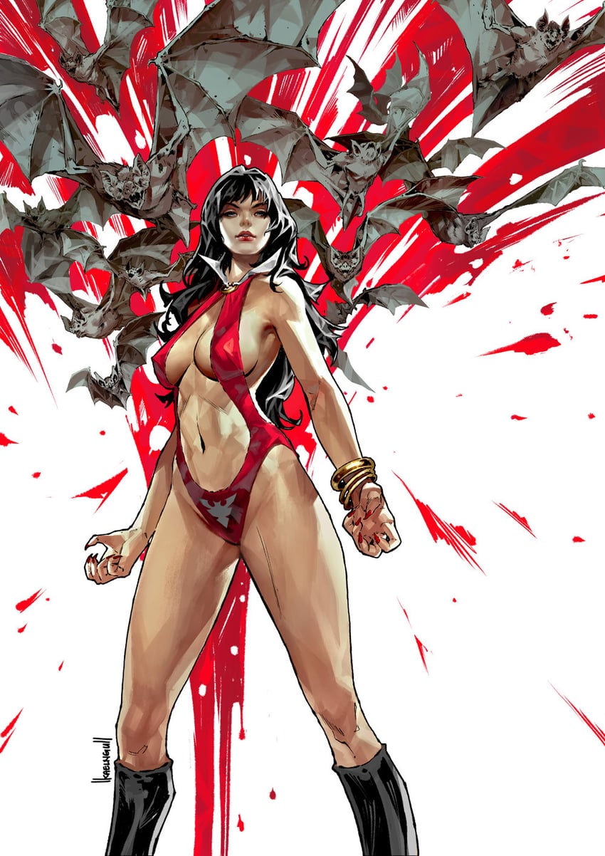 vampirella (vampirella) drawn by kael_ngu
