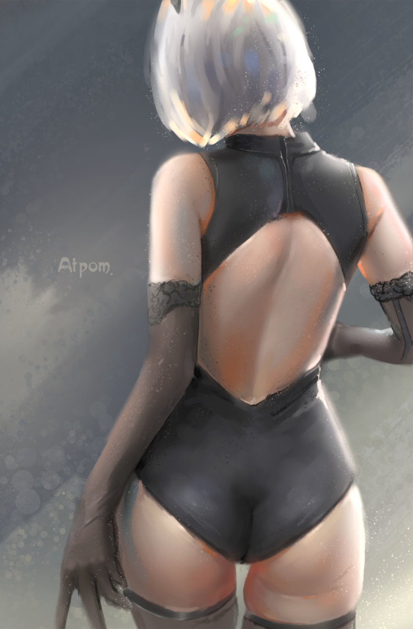 2b (nier and 1 more) drawn by at_pom