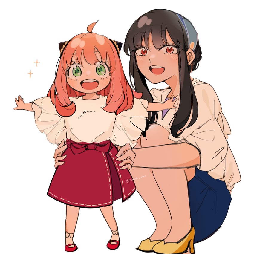 yor briar and anya (spy x family) drawn by peanuts_omr