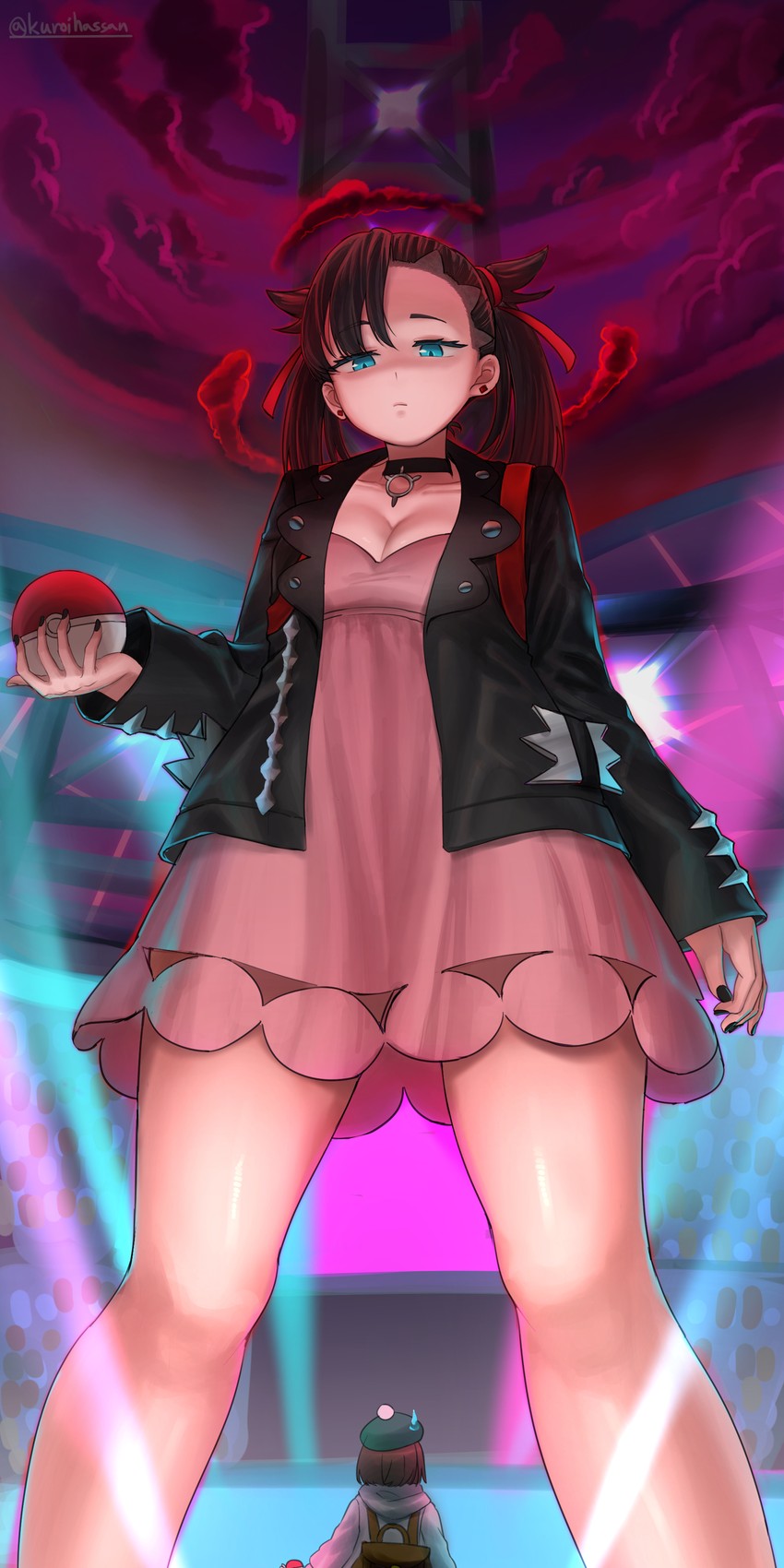 marnie and gloria (pokemon and 1 more) drawn by kuroihassan