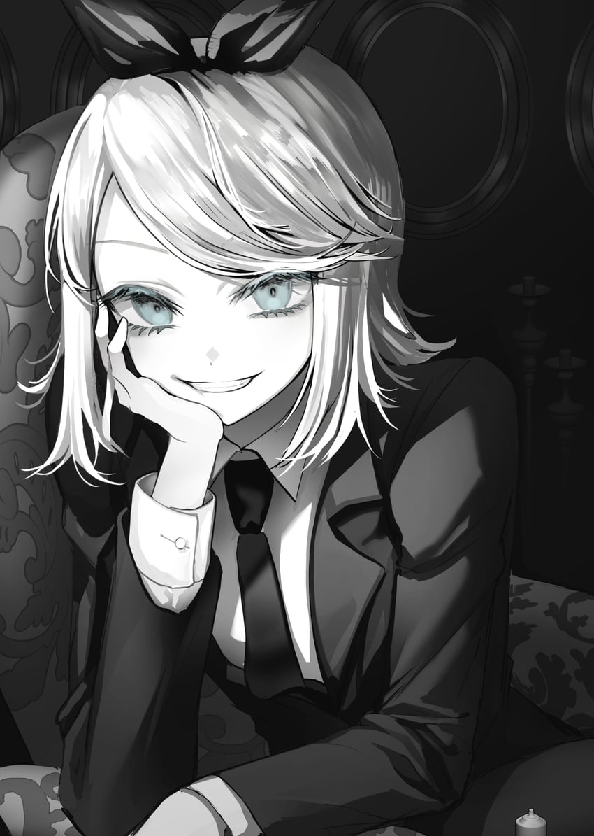 kagamine rin (vocaloid and 2 more) drawn by liso