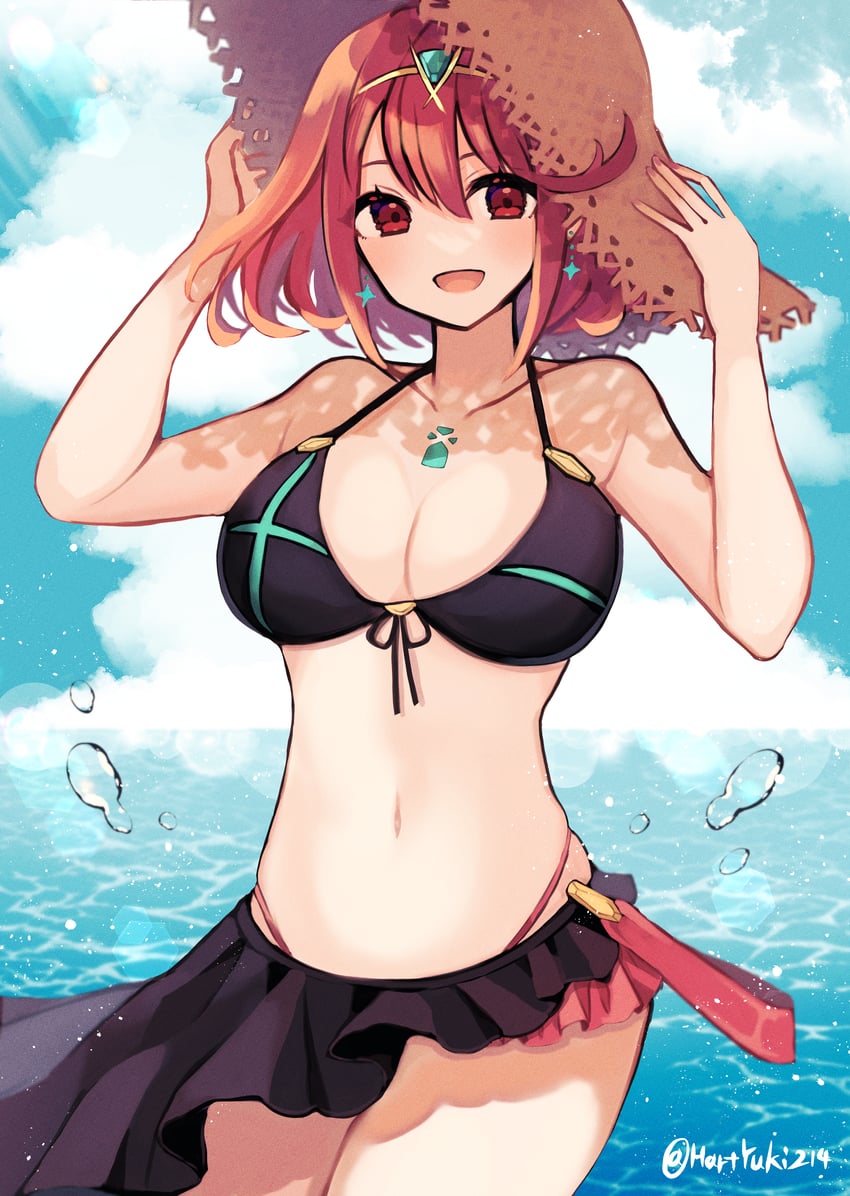 pyra (xenoblade chronicles and 1 more) drawn by haruto_yuki