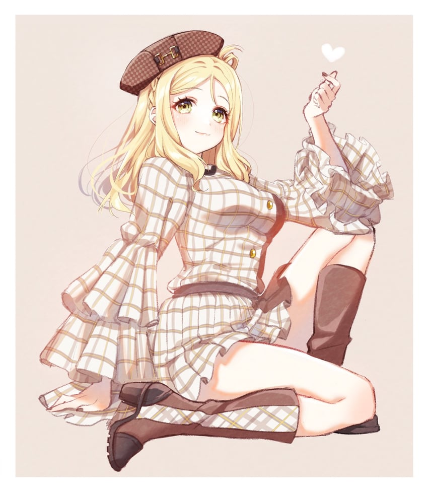 ohara mari (love live! and 1 more) drawn by nakaya_rei
