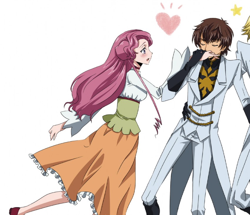 kururugi suzaku and euphemia li britannia (code geass) drawn by furekuru_(freckle)
