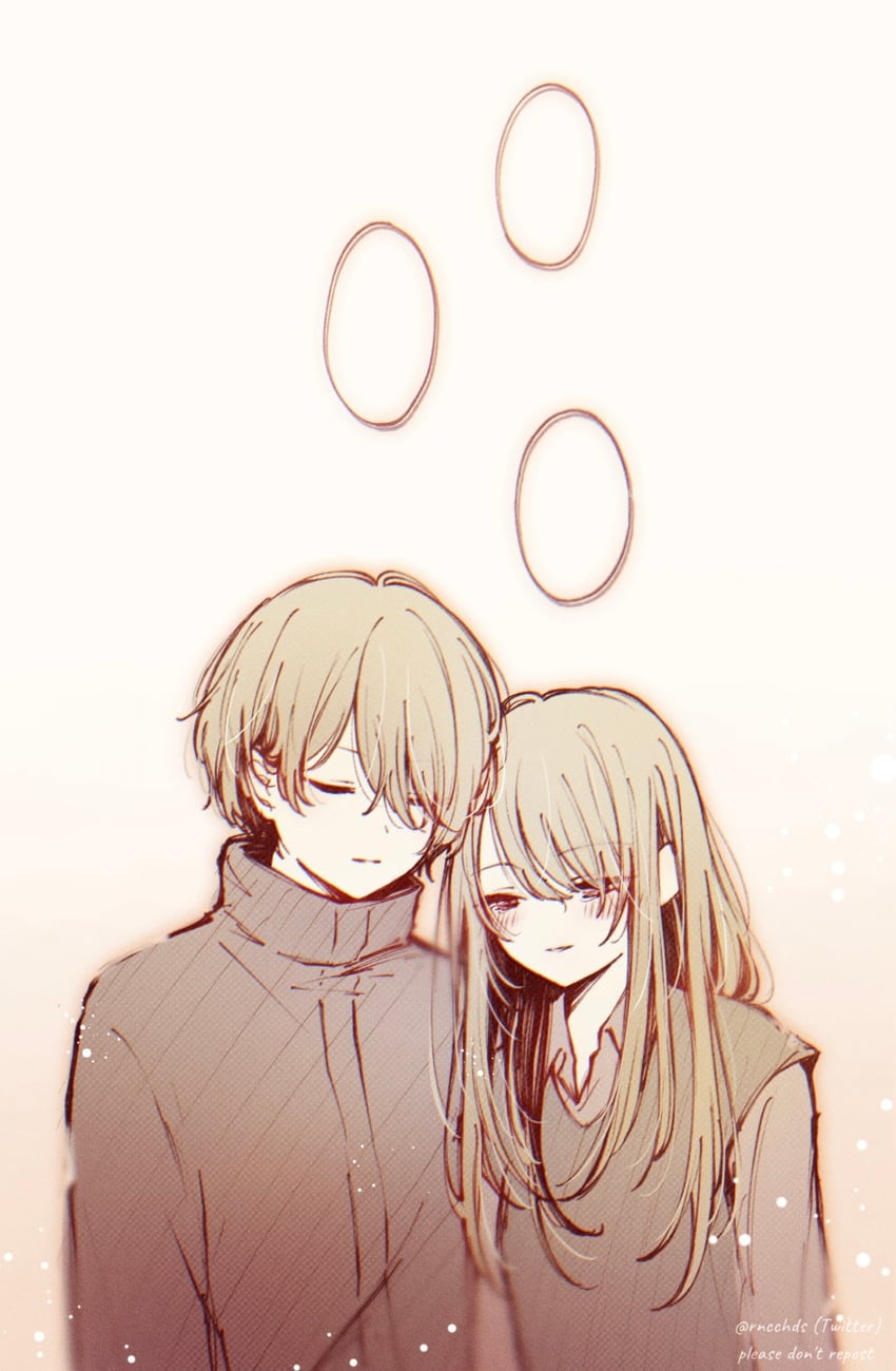 hoshino ruby and hoshino aquamarine (oshi no ko) drawn by rncchds