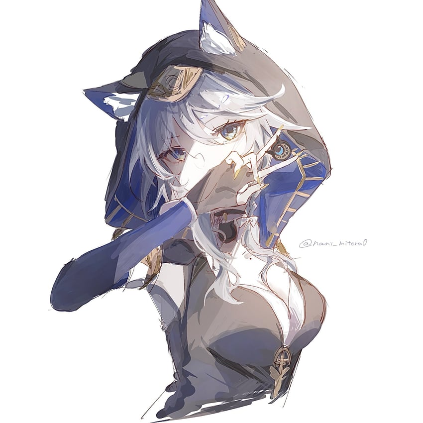 cipher (honkai and 1 more) drawn by nani_miteru0