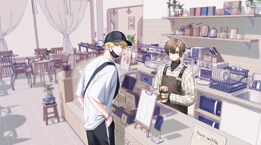 sonny brisko and alban knox (nijisanji and 1 more) drawn by melan_melan