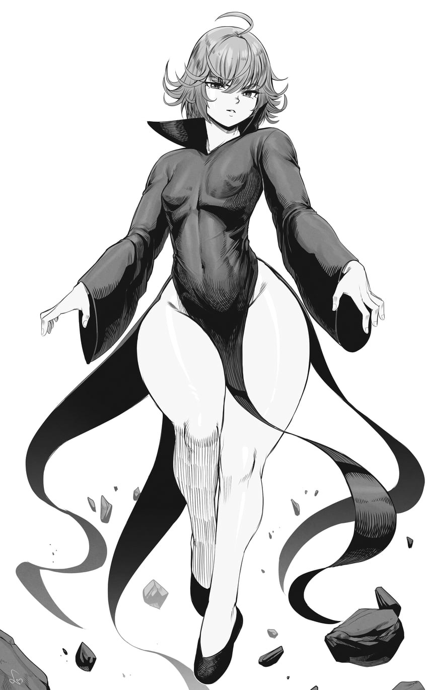 tatsumaki (one-punch man) drawn by speedl00ver