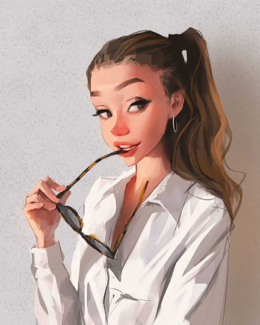 real life drawn by sam_yang