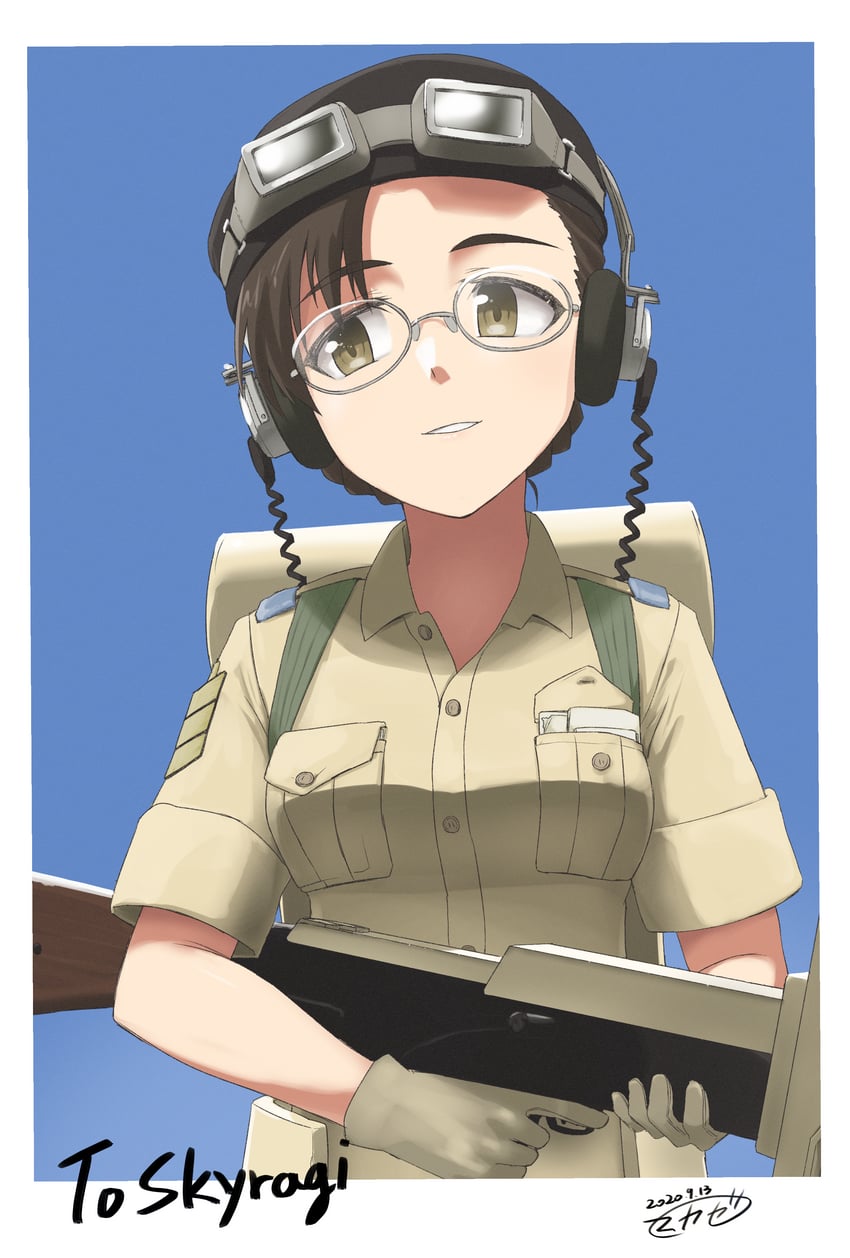 elenore dickens (world witches series and 1 more) drawn by makaze_(t-junction)