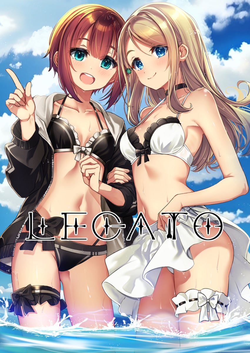 ayase alisa and kosaka yukiho (love live! and 1 more) drawn by mad_(hazukiken)