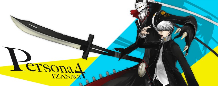 narukami yu and izanagi (persona and 1 more) drawn by hanjuk08