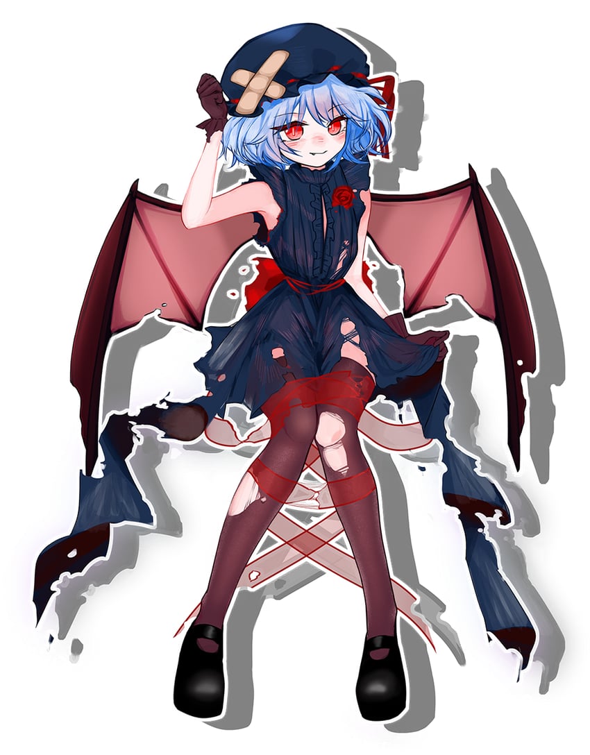 remilia scarlet (touhou and 1 more) drawn by takki_(takkiko)