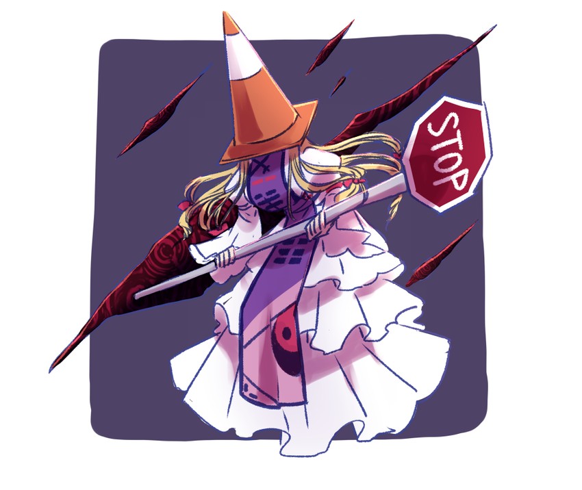 yakumo yukari (touhou) drawn by watermelon-clock | Danbooru