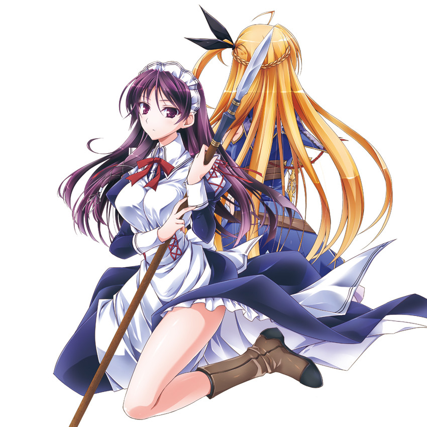 rufa ishto and ingrid malva (ginkou no reiter crois) drawn by asio_(asiogimuto)