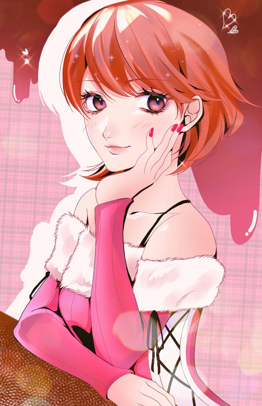 takeba yukari (persona and 2 more) drawn by inuha_dayo52