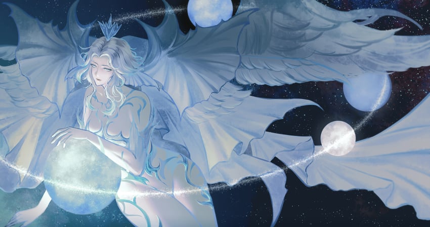 hydaelyn (final fantasy and 1 more) drawn by hsiadoll