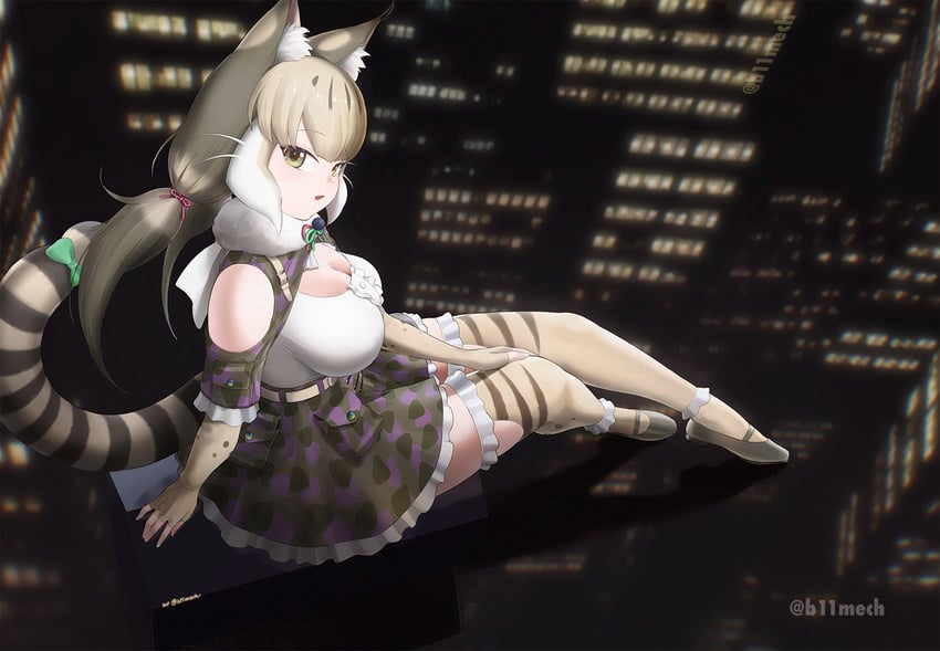 jungle cat (kemono friends and 1 more) drawn by beleven