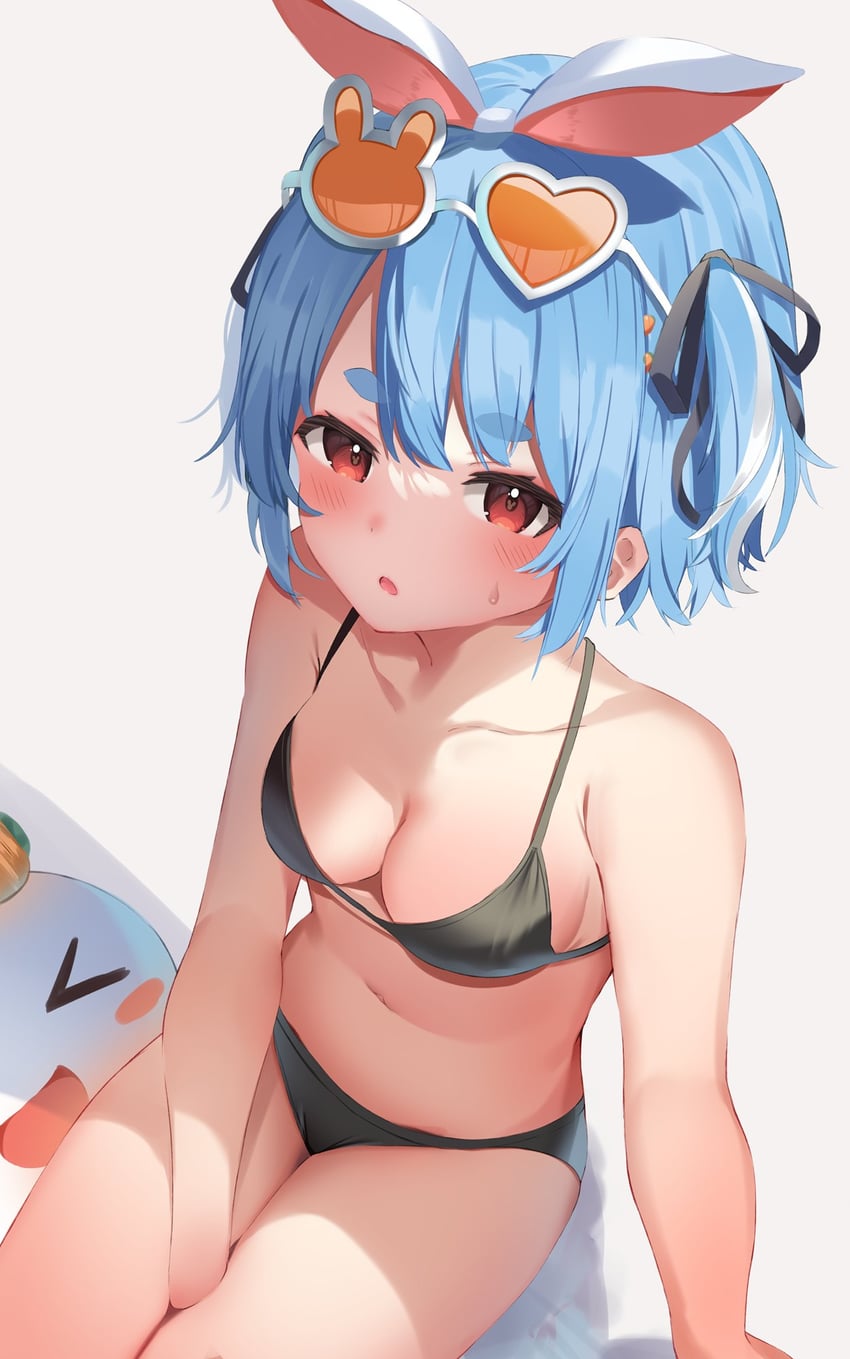 usada pekora and pekomon (hololive) drawn by mizuki_ryuu