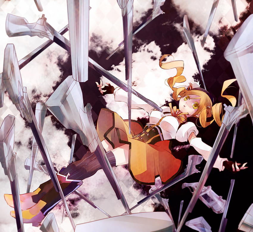 tomoe mami (mahou shoujo madoka magica) drawn by sloe_(slow-sloe)