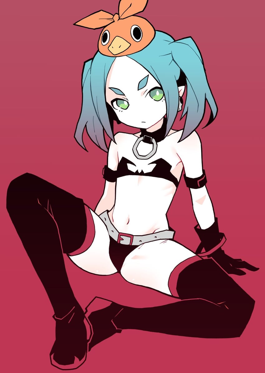 etna, ononoki yotsugi, and prinny (monogatari and 1 more) drawn by akableak