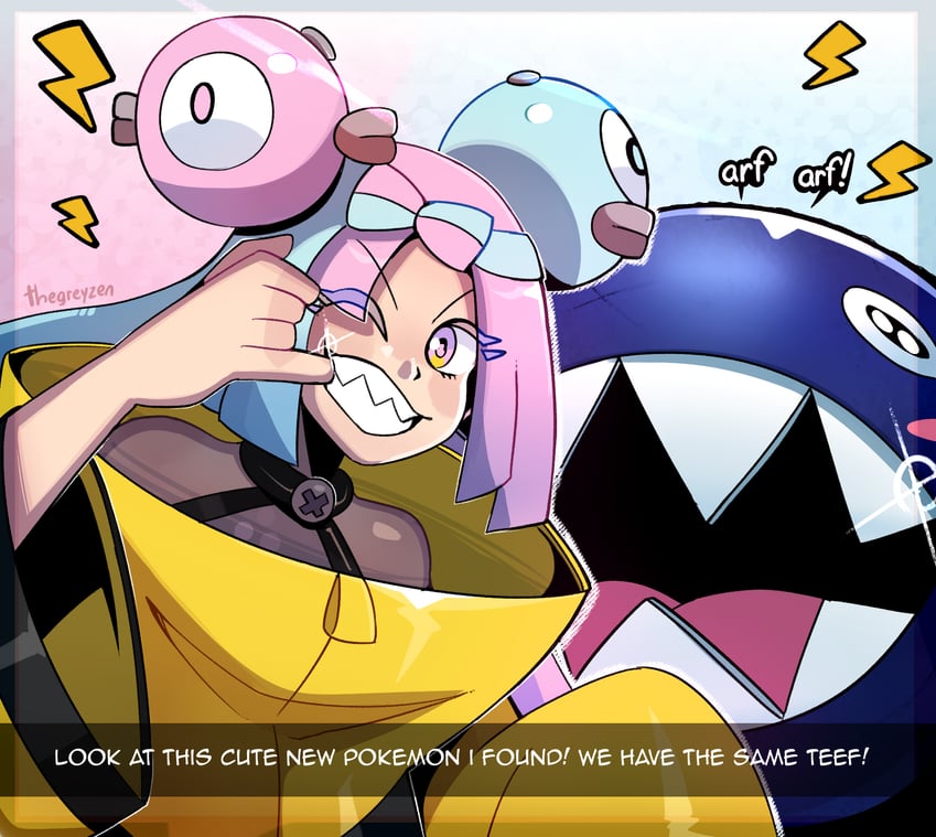 iono, magnemite, and chain chomp (pokemon and 2 more) drawn by thegreyzen