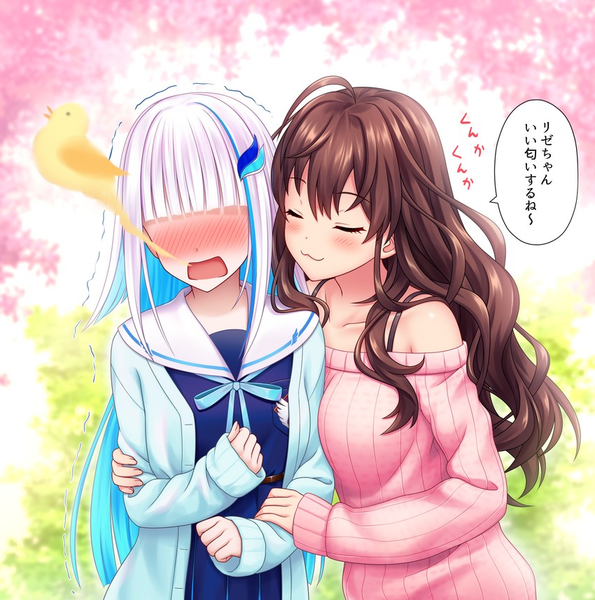 ichinose shiki, lize helesta, and sebastian piyodore (idolmaster and 2 more) drawn by nazu-na