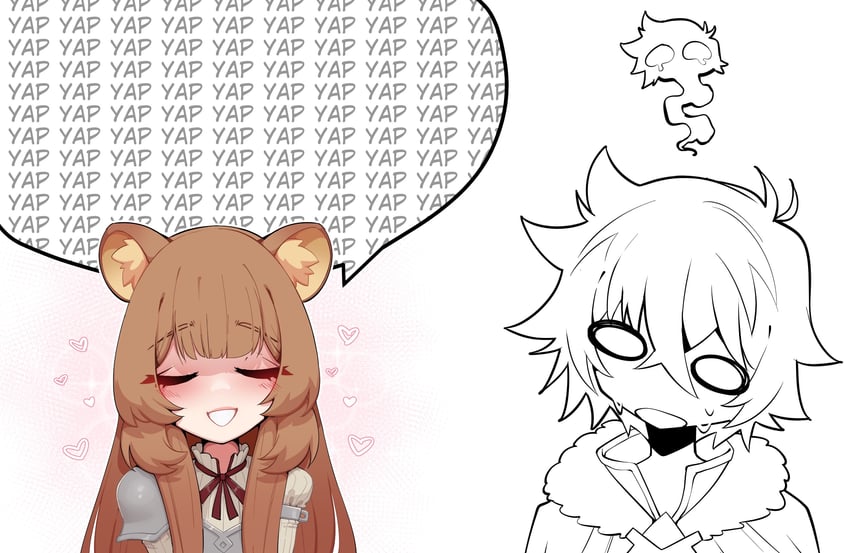 raphtalia and iwatani naofumi (tate no yuusha no nariagari) drawn by luxu