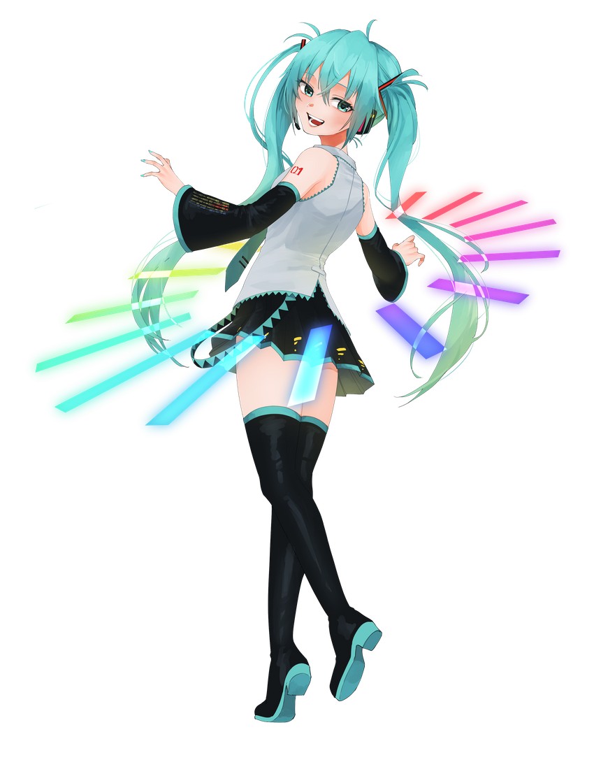 hatsune miku (vocaloid and 1 more) drawn by bossan_3310