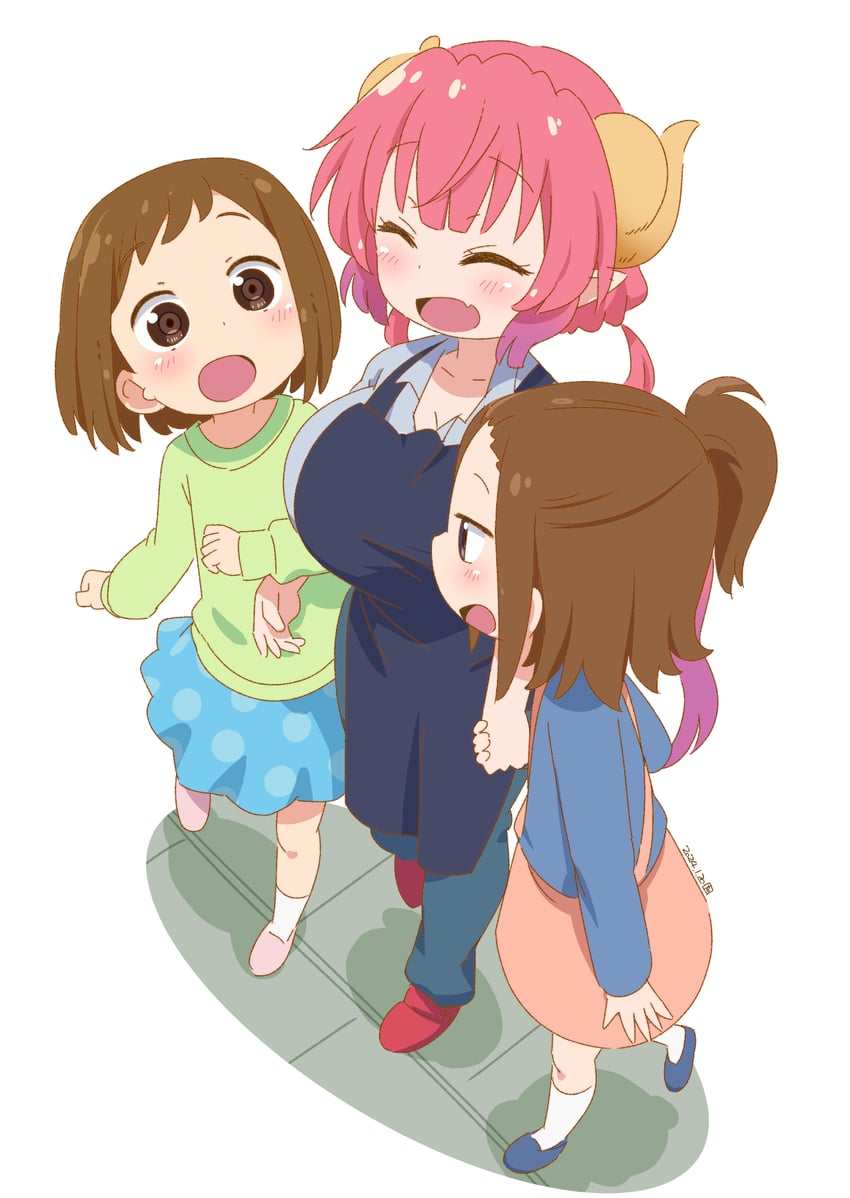 ilulu (kobayashi-san chi no maidragon) drawn by tabayan_jigokuhen
