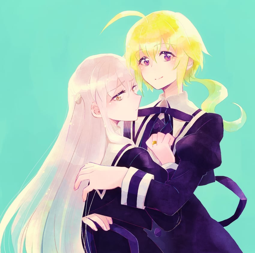 egawa kusumi and amano soraha (assault lily) drawn by sorato_(astllatte)