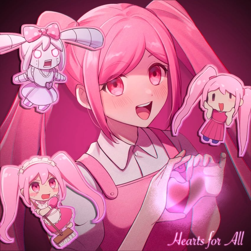 sweetheart, perfectheart, mutantheart, and roboheart (omori) drawn by wosinnk