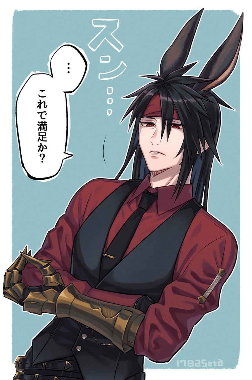vincent valentine (final fantasy and 2 more) drawn by 1782seta