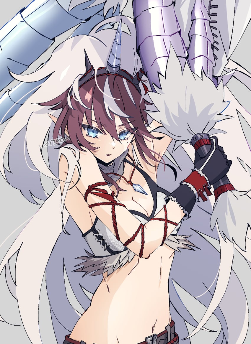 yato and kirin r yato (arknights and 1 more) drawn by citron80citron