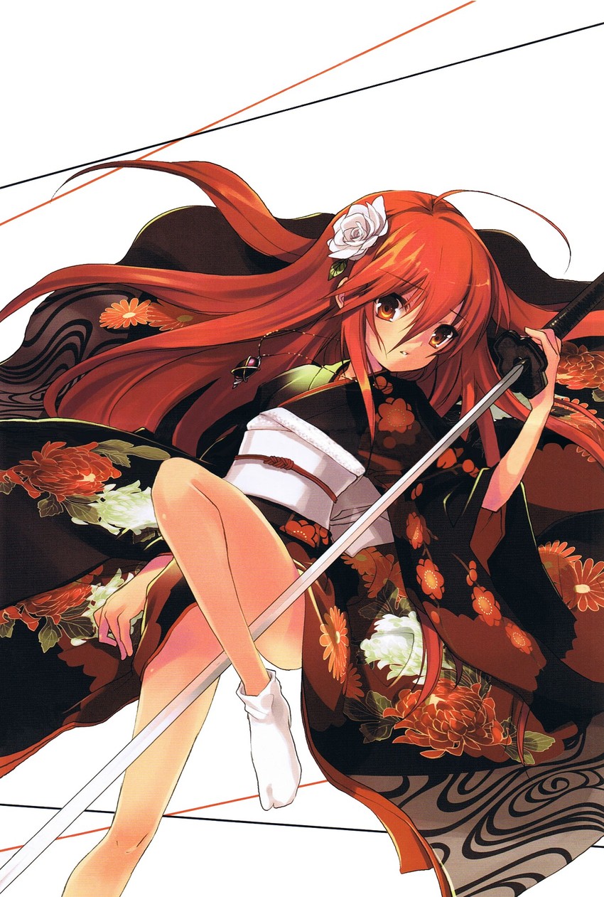 shana and alastor (shakugan no shana) drawn by sasakura_ayato