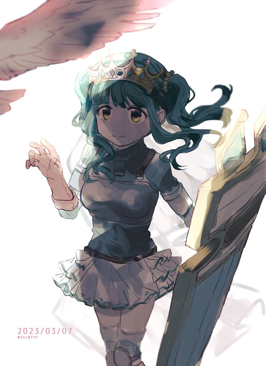 futaba sana (mahou shoujo madoka magica and 1 more) drawn by totte